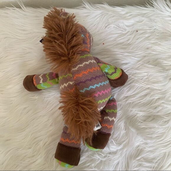 NEW Rare! Kellytoy 14” sweater stuffed  striped horse - Picture 4 of 6